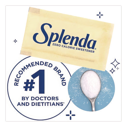 Image of Splenda® No Calorie Sweetener, 0.04 oz Packet, 400/Box, 5 Boxes/Carton