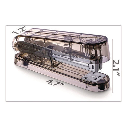Image of Officemate Three-Piece Desk Set, Stapler, Tape Dispenser with Tape, Pencil Cup
