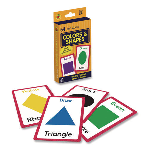 Image of Carson-Dellosa Education Colors and Shapes Flash Cards, 3.25 x 5.25, Assorted Colors, 54 Cards