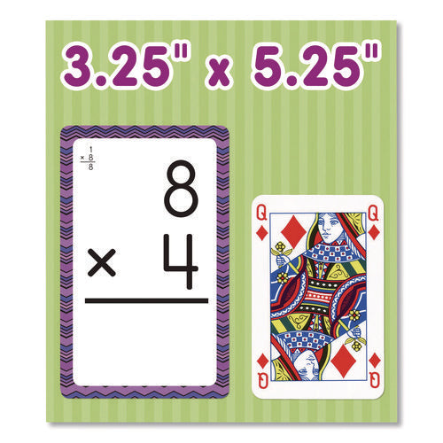 Image of Carson-Dellosa Education Multiplication 0 to 12 Flash Cards, 3.25 x 5.25, Assorted Colors, 54 Cards