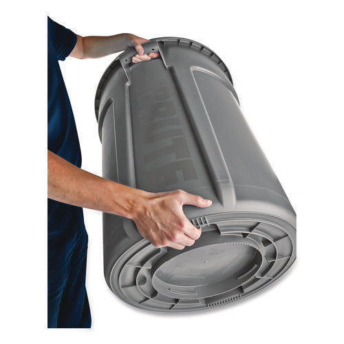 Image of Rubbermaid® Commercial Brute Container, 44 gal, Plastic, White