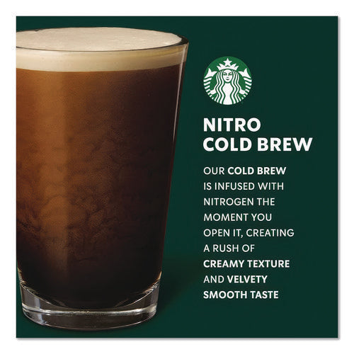 Image of Starbucks® Nitro Cold Brew Coffee, Vanilla Sweet Cream, 9.6 oz Can, 12/Carton