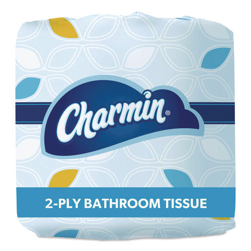 Image of Charmin® Commercial Bathroom Tissue, Septic Safe, Individually Wrapped, 2-Ply, White, 450 Sheets/roll, 75 Rolls/carton