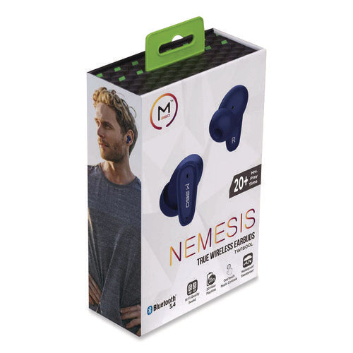 Image of Morpheus 360® Nemesis True Wireless Earbuds, Blue