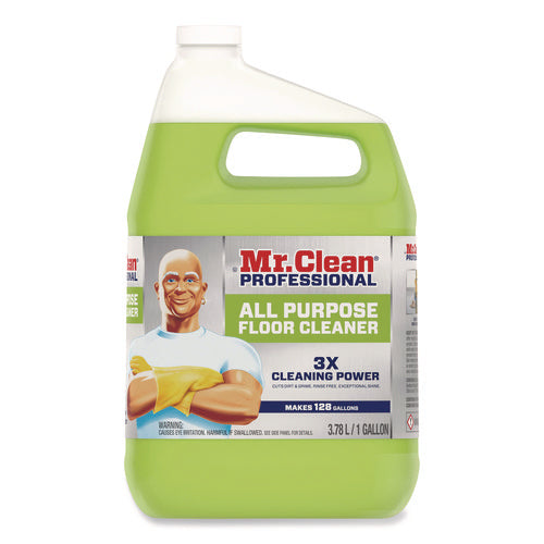 Image of Mr. Clean® Finished Floor Cleaner, Lemon Scent, 1 Gal Bottle, 3/carton