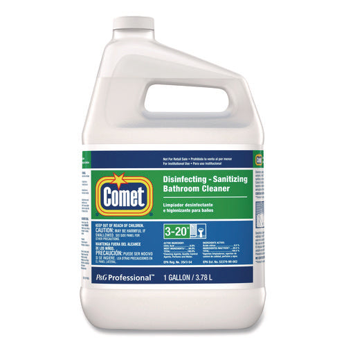 Image of Comet® Disinfecting-Sanitizing Bathroom Cleaner, One Gallon Bottle, 3/carton
