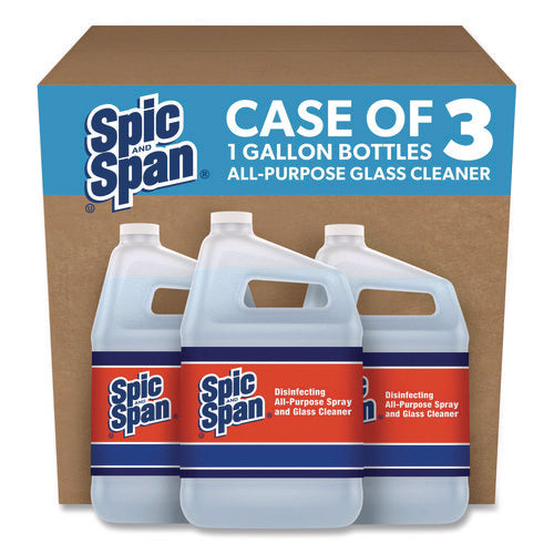 Image of Spic and Span® Disinfecting All-Purpose Spray And Glass Cleaner, Fresh Scent, 1 Gal Bottle, 3/carton