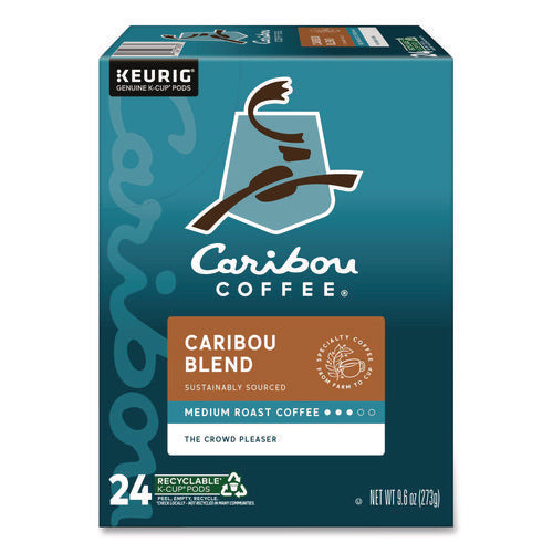 Image of Caribou Coffee® Caribou Blend Coffee K-Cups, 24/box