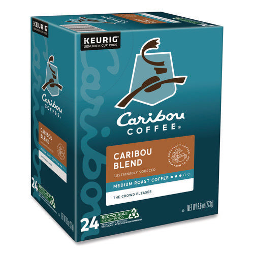 Image of Caribou Coffee® Caribou Blend Coffee K-Cups, 24/box