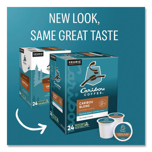 Image of Caribou Coffee® Caribou Blend Coffee K-Cups, 96/carton