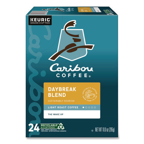 Image of Caribou Coffee® Daybreak Morning Blend Coffee K-Cups, 24/box