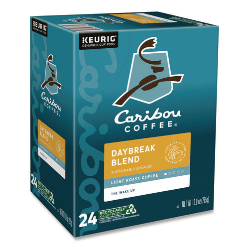 Image of Caribou Coffee® Daybreak Morning Blend Coffee K-Cups, 24/box