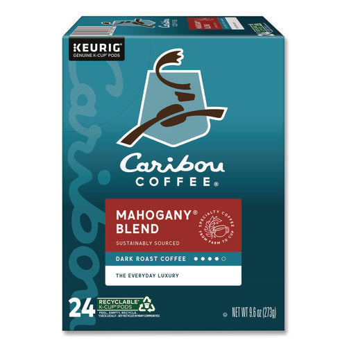 Image of Caribou Coffee® Mahogany Coffee K-Cups, 24/ Box