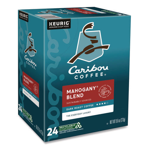Image of Caribou Coffee® Mahogany Coffee K-Cups, 24/ Box