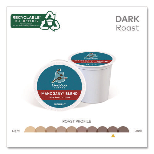 Image of Caribou Coffee® Mahogany Coffee K-Cups, 24/ Box