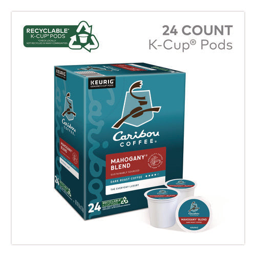 Image of Caribou Coffee® Mahogany Coffee K-Cups, 24/ Box