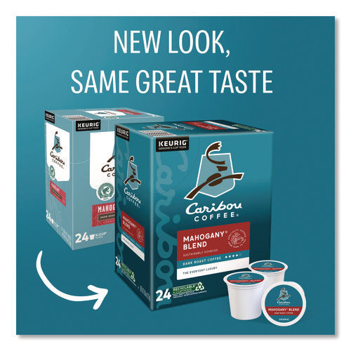 Image of Caribou Coffee® Mahogany Coffee K-Cups, 96/carton