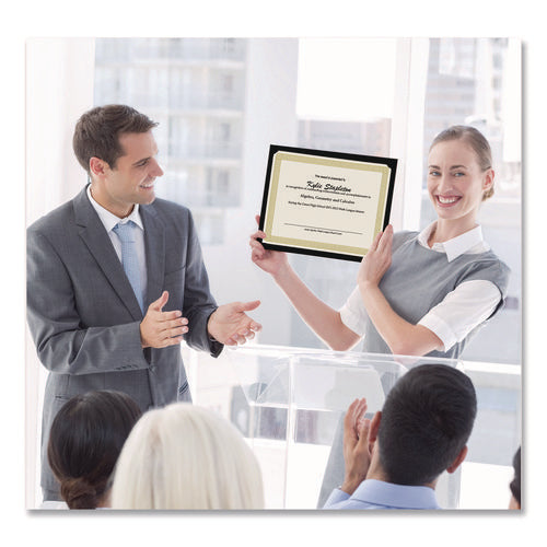 Image of Great Papers!® Foil Border Certificates, 8.5 X 11, Ivory/gold With Channel Gold Border, 12/pack
