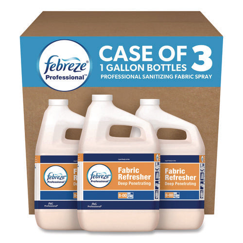 Image of Febreze® Professional Deep Penetrating Fabric Refresher, Fresh Clean, 1 Gal Bottle, 3/carton