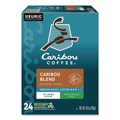 Image of Caribou Coffee® Caribou Blend Decaf Coffee K-Cups, 24/box