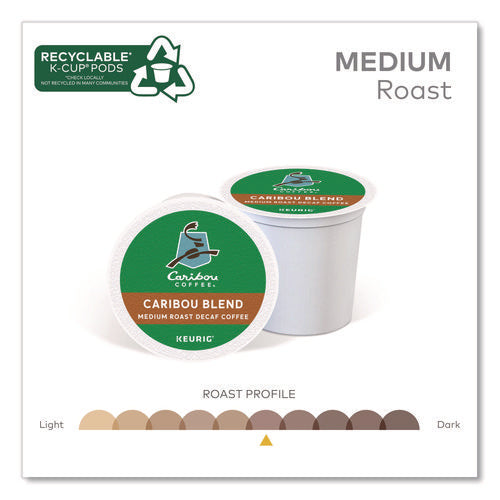 Image of Caribou Coffee® Caribou Blend Decaf Coffee K-Cups, 24/box
