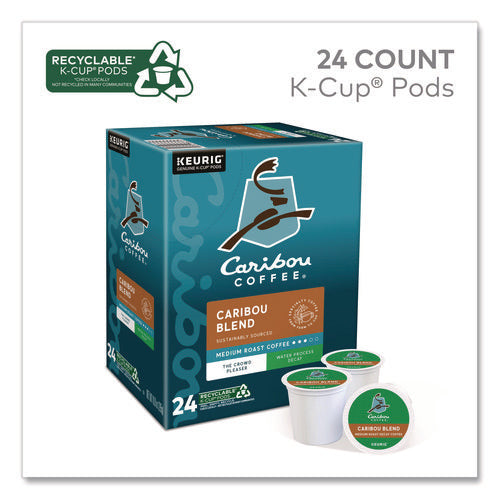 Image of Caribou Coffee® Caribou Blend Decaf Coffee K-Cups, 24/box