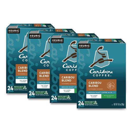Image of Caribou Coffee® Caribou Blend Decaf Coffee K-Cups, 96/carton