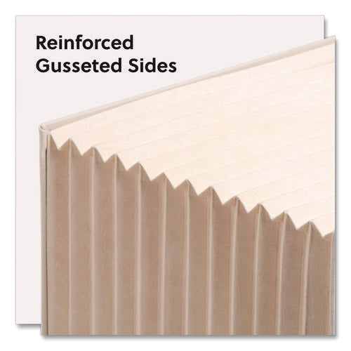Image of Smead Stadium File, 10.5" Expansion, 12 Sections, 1/3-Cut Tabs, Letter Size, Beige