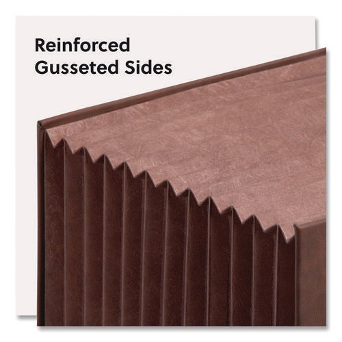Image of Smead Stadium File, 10.5" Expansion, 12 Sections, 1/3-Cut Tabs, Letter Size, Saddle