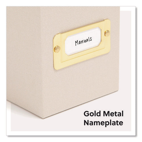 Image of Smead Flip Top Box, Letter Files, 13 x 3.7 x 10, Beige