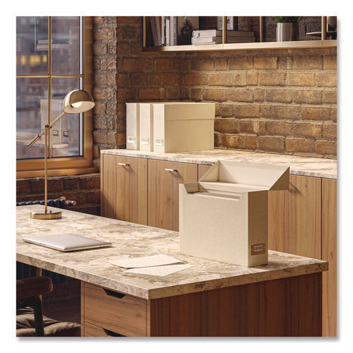 Image of Smead Flip Top Box, Letter Files, 13 x 3.7 x 10, Beige