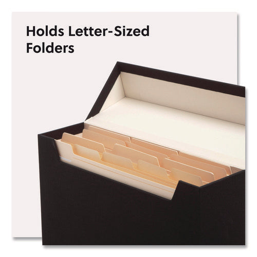 Image of Smead Flip Top File Box, Letter Files, 13 x 3.7 x 10, Charcoal