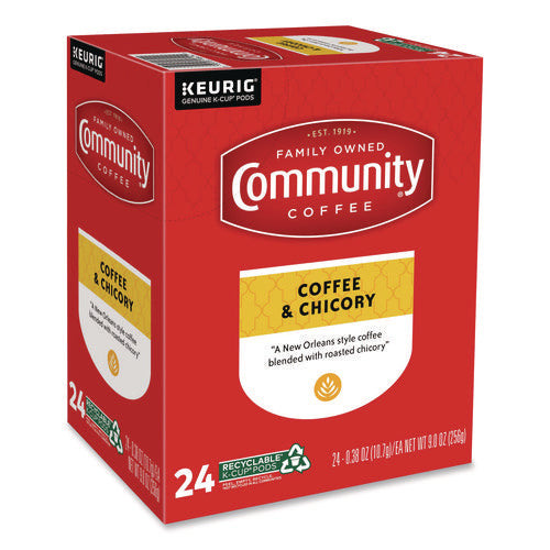 Image of Community Coffee® Coffee and Chicory K-Cup, 24/Box