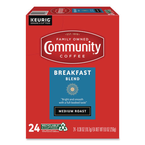 Image of Community Coffee® Breakfast Blend K-Cup, 24/Box