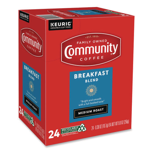 Image of Community Coffee® Breakfast Blend K-Cup, 24/Box