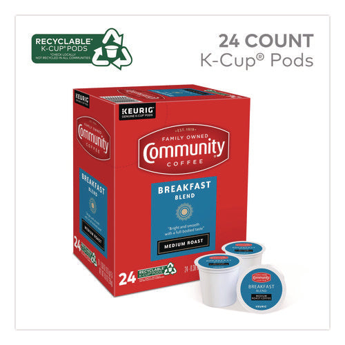 Image of Community Coffee® Breakfast Blend K-Cup, 24/Box