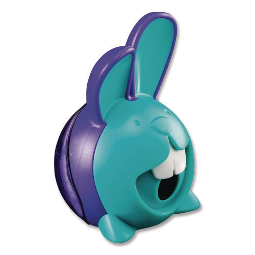 Image of Maped Helix Croc Croc Chomp Rabbit 1-Hole Canister Pencil Sharpener, 3.74 x 1.8 x 4.92, Randomly Assorted Colors