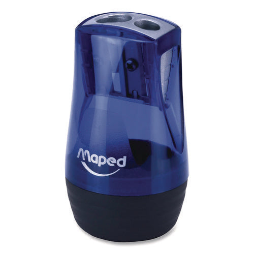 Image of Maped Helix Tonic 2-Hole Canister Pencil Sharpener, 3.74 x 1.6 x 4.92, Randomly Assorted Colors