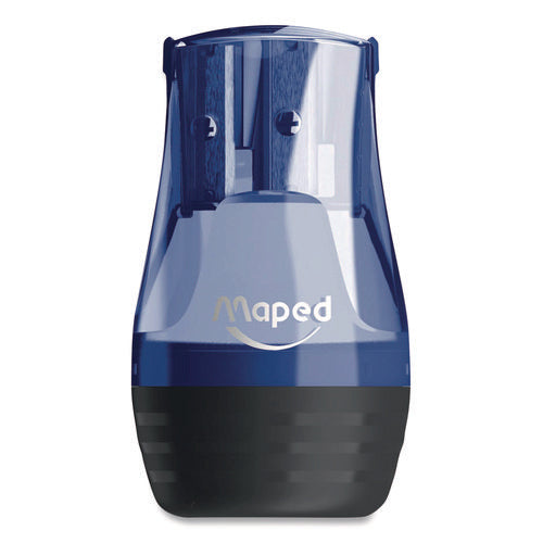 Image of Maped Helix Tonic 2-Hole Canister Pencil Sharpener, 3.74 x 1.6 x 4.92, Randomly Assorted Colors
