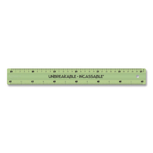 Image of Maped Helix Unbreakable 12" Ruler, Standard/Metric, 12.72" Long, Randomly Assorted Color