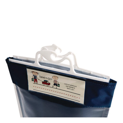 Image of Victor® Seat Sack Read-n-Go Reading Bag, 10.5 x 2 x 16, Blue