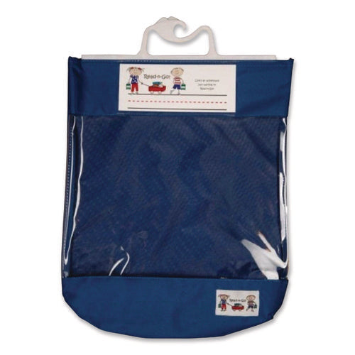 Image of Victor® Seat Sack Read-n-Go Reading Bag, 10.5 x 2 x 16, Blue