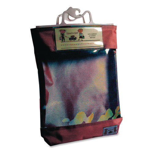 Image of Victor® Seat Sack Read-N-Go Book Bag, 10.5 x 2 x 16, Red