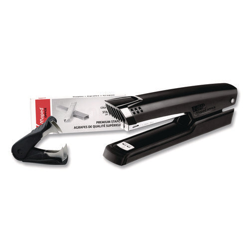 Image of Maped Helix Essentials Metal Full Strip Stapler and Remover Combo, 25 Sheet Capacity, Black