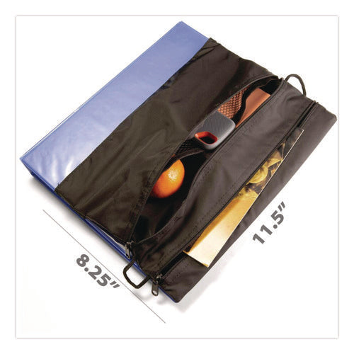 Image of Officemate Strap-n-Sack for Binder, 11.5 x 8.5, Blue