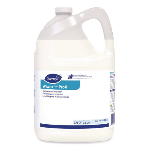 Image of Diversey Wiwax ProX Maintenance Emulsion, 1 gal Bottle, 4/Carton