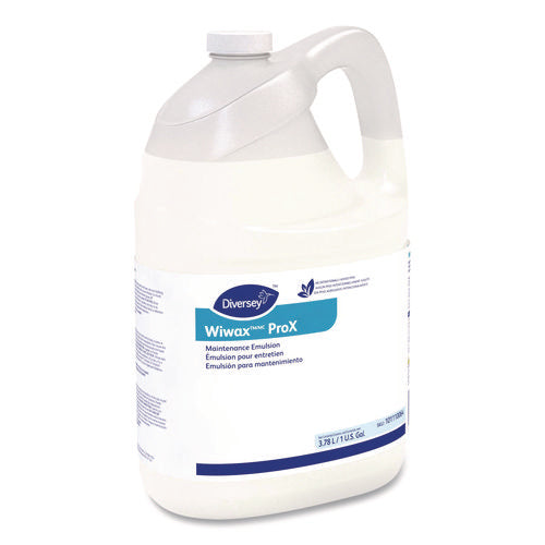 Image of Diversey Wiwax ProX Maintenance Emulsion, 1 gal Bottle, 4/Carton
