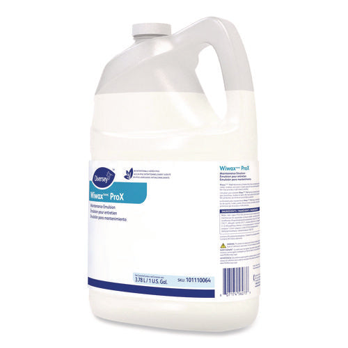 Image of Diversey Wiwax ProX Maintenance Emulsion, 1 gal Bottle, 4/Carton
