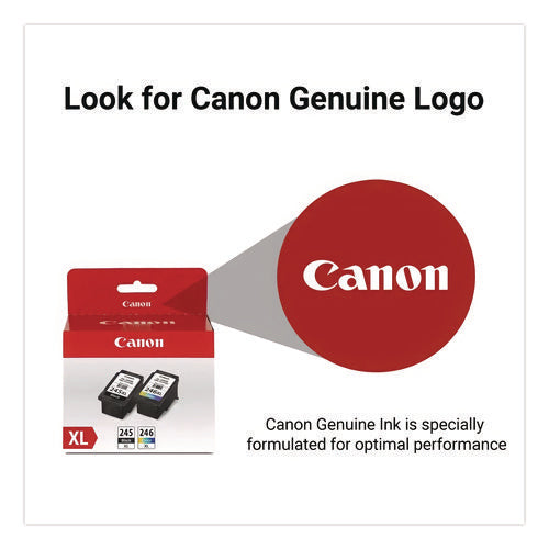 Image of Canon® 8278B023 (PG-245XL/CL-246XL) High-Yield Ink, Black/Color