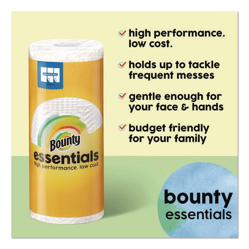 Image of Bounty® Essentials Select-A-Size Kitchen Roll Paper Towels, 2-Ply, 108 Sheets/Roll, 24 Rolls/Carton